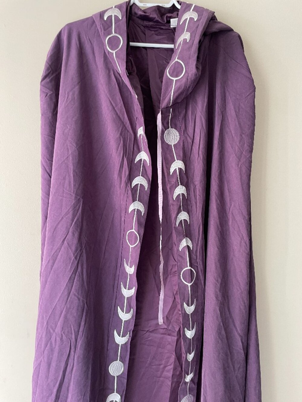 Purple Hooded Celestial Cape
